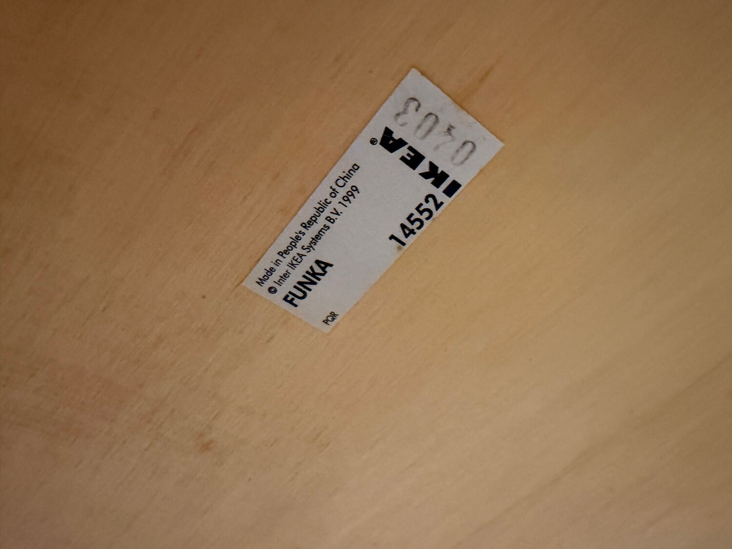 Height-adjustable extendable coffee table IKEA vintage model Funka 1999