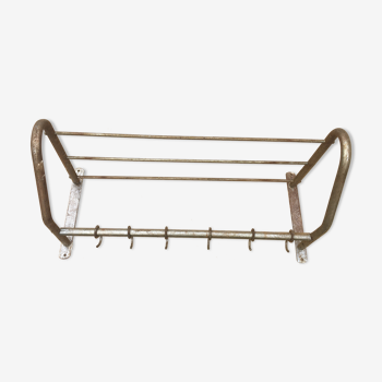 Vintage kovona tubular metal shelf rack slezak mid century 30s
