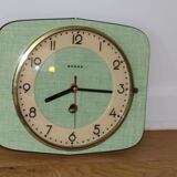 Beroz green formica wall clock
