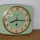Beroz green formica wall clock