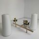 Ancienne applique double « maison arlus » 1950 vintage