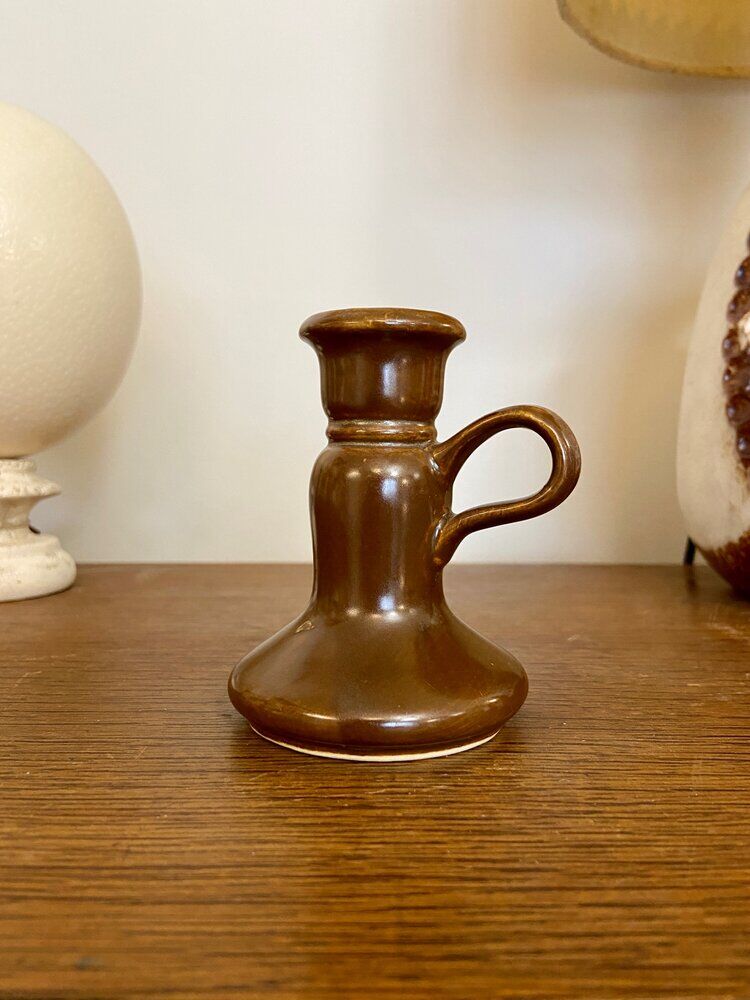 Cellar rat in brown glazed ceramic