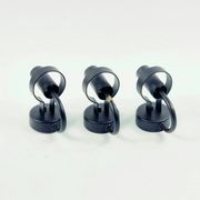 Set of 3 Vintage Glass Wall Lights from Limburg, Germany, 1970s/1980s