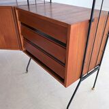 Vintage standing modular wall unit