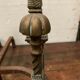 Pair of channels in 20th century chiseled bronze