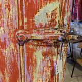 Old patinated door