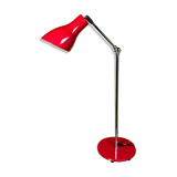 Vintage chrome & red lamp