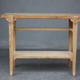 Console 4 feet in style 1940-coloured cerused oak
