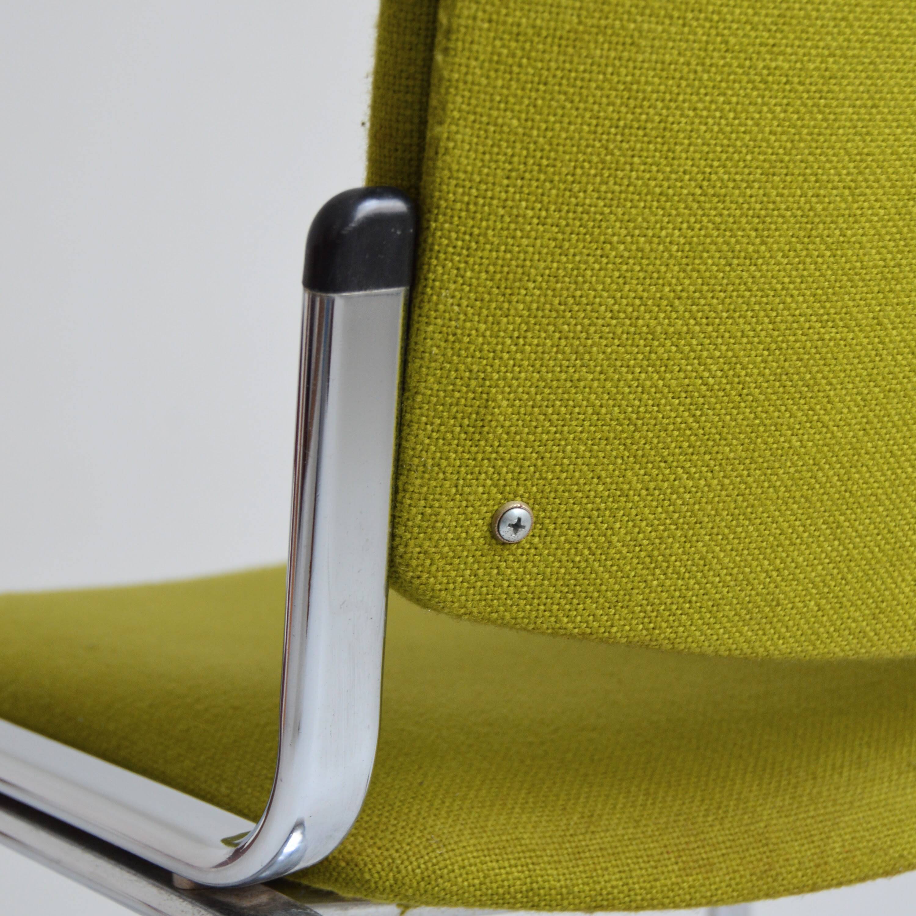 Chaise traineau / Chaise de bureau 1960 vintage