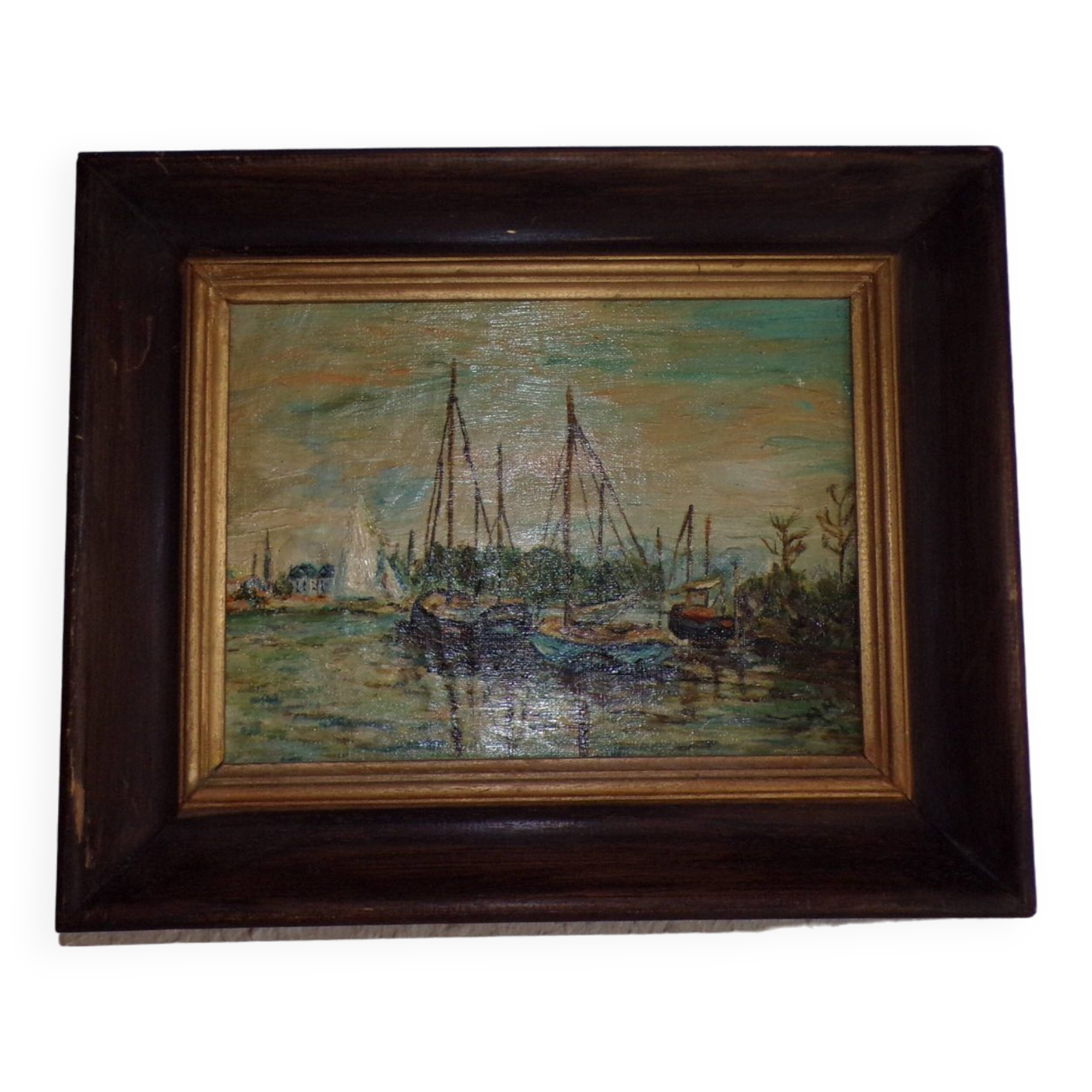 Marine landscape painting
