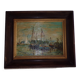Marine landscape painting