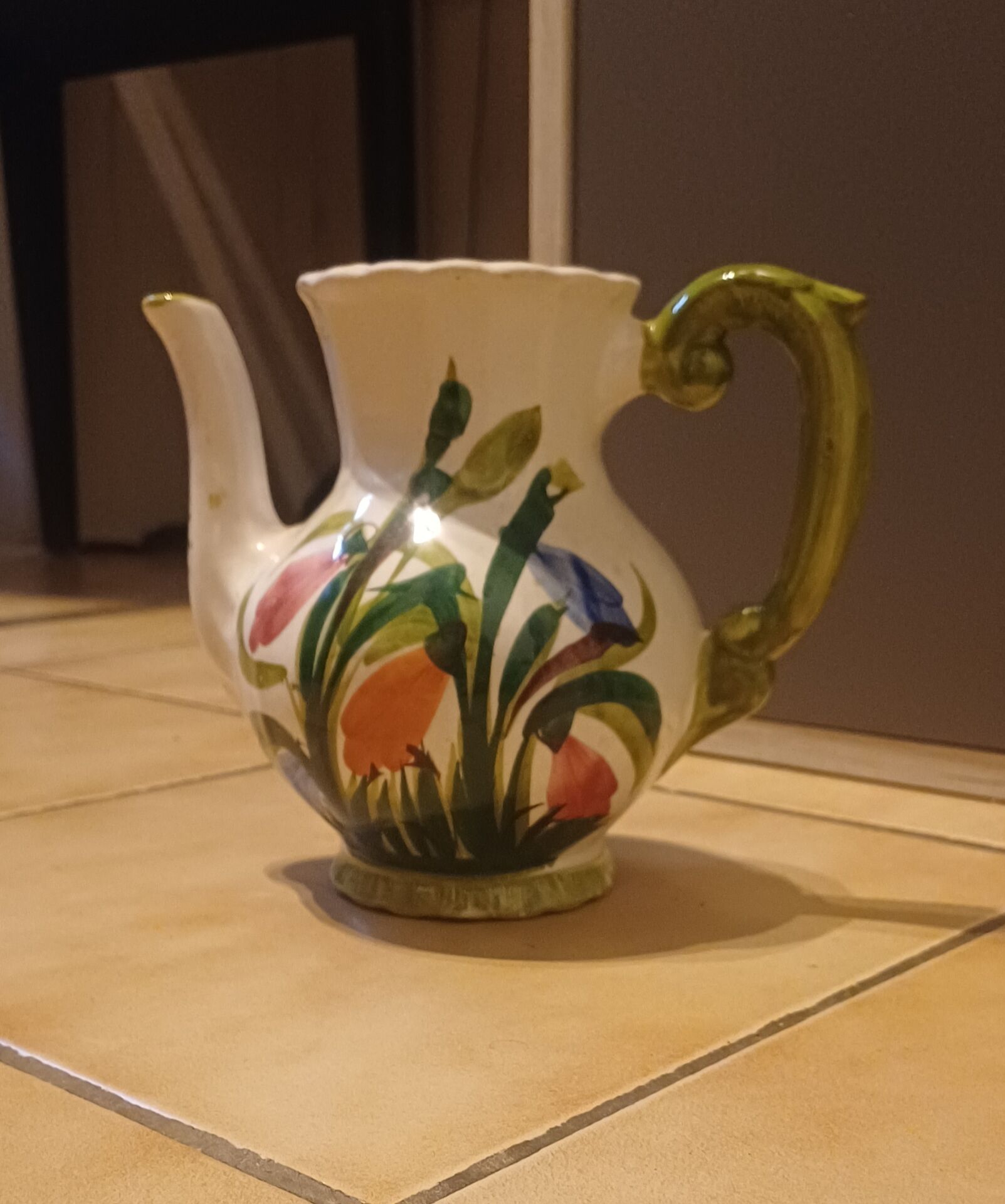 Jug / Pitcher in hand-painted ceramic - Provençal style