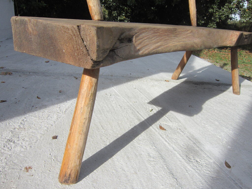 Brutalist farm bench