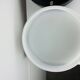 Erco round opaline wall light from the 1960s