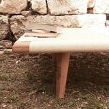 Daybed, charpoy ou lit indien, corde tressée