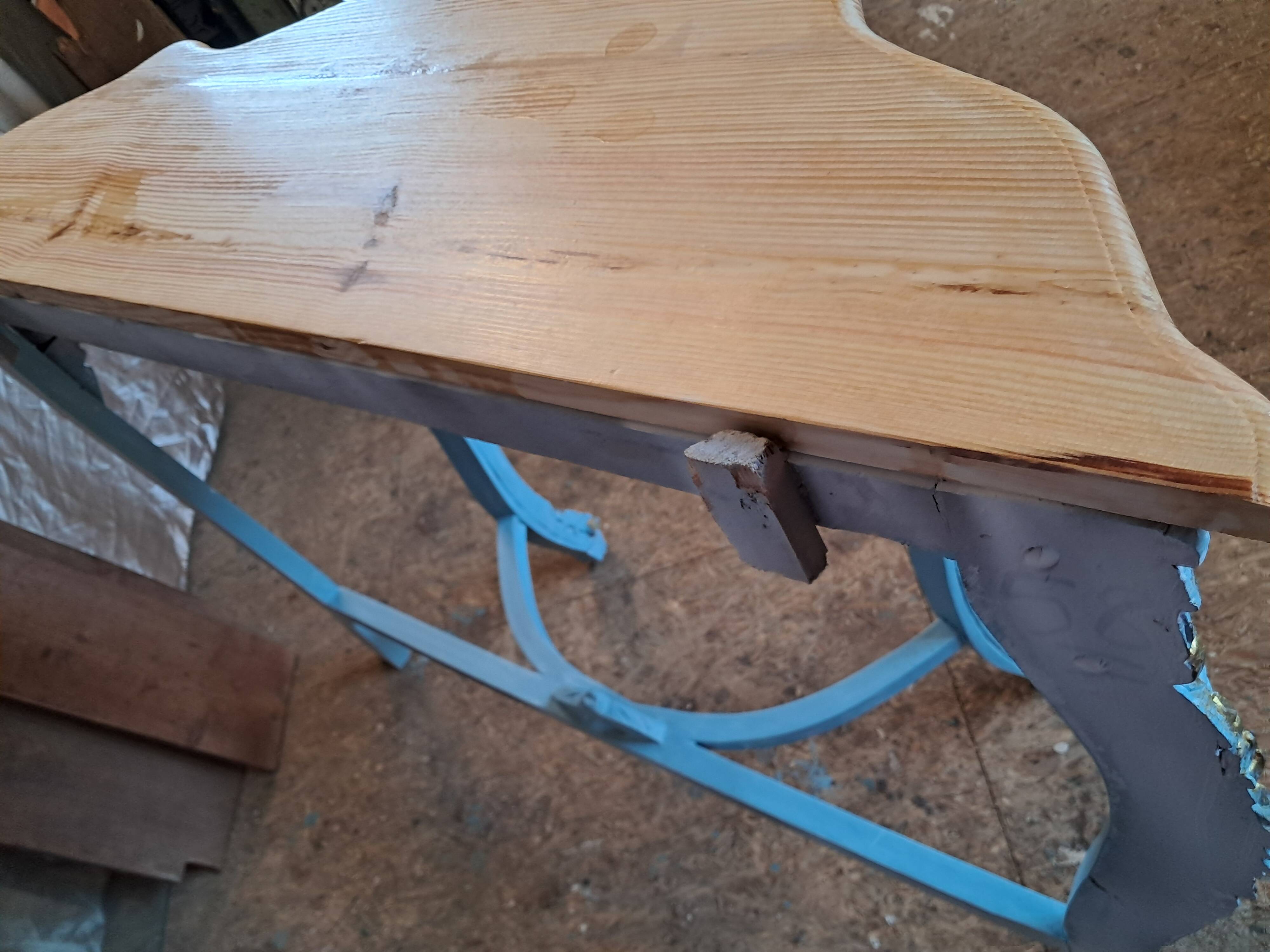 painted console
