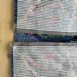 Original ABSTRACT Scandinavian High Pile Pop Art Rya Rug Carpet, Sweden, 1960s 146x201cm