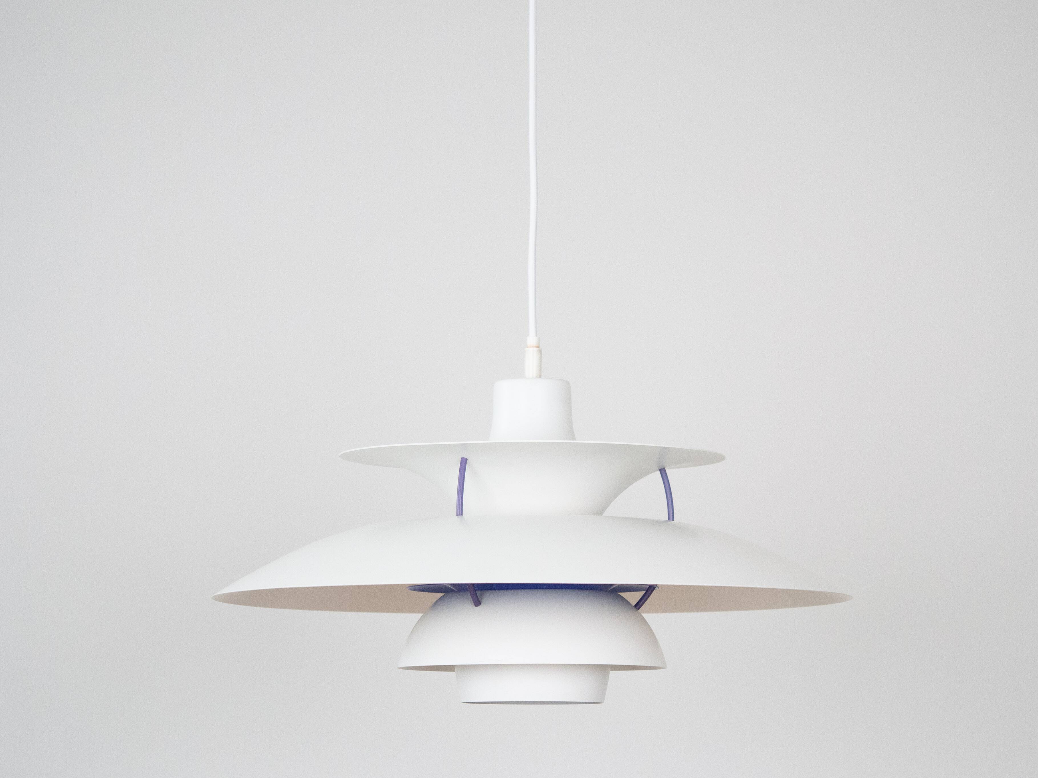Danish vintage pendant lamp PH 5 by Poul Henningsen, Louis Poulsen, 1958