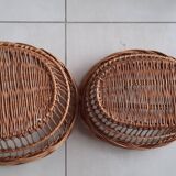 Large wicker baskets