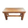 Table base brutalist solid wood