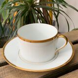 Jammet Seignolles Limoges porcelain and gold cup