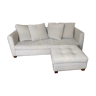 2 sofas caravane thala (220x105x70cm) in stretch fabric + 1 pouf
