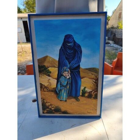Tableau huile sur toile orientaliste