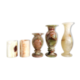 Set of onyx vases