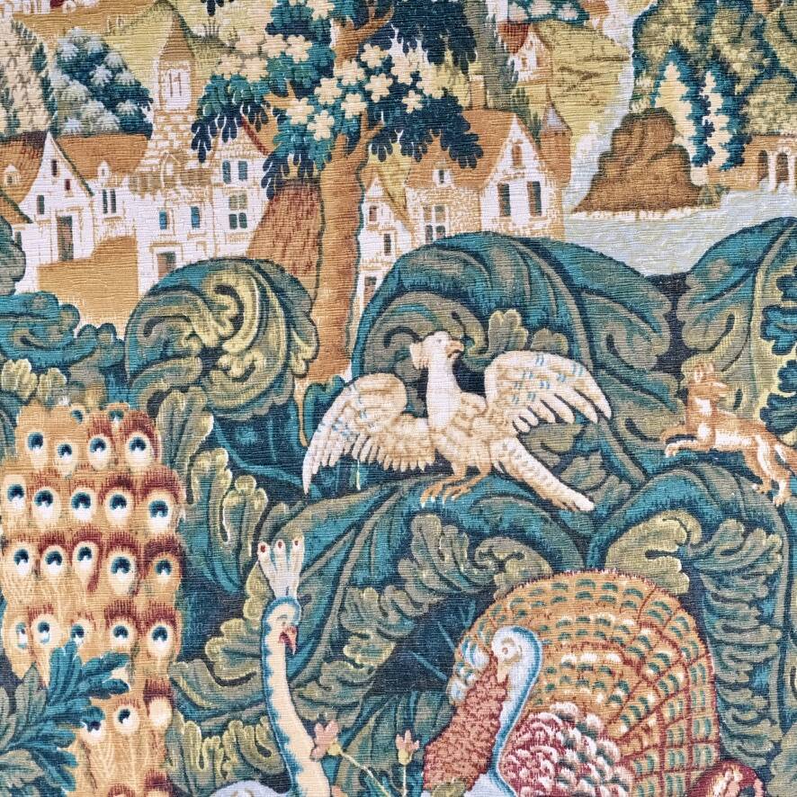 Tapestry "The Bestiary", Robert Four Factory, Aubusson, 20th century