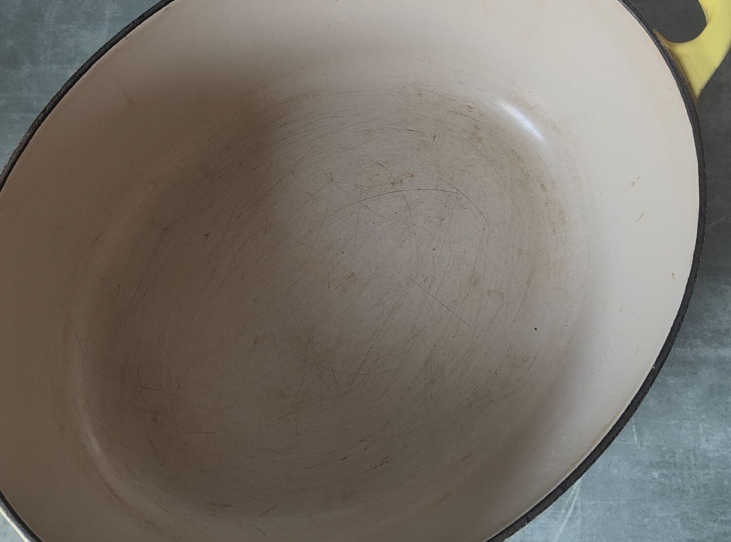 Le Creuset Yellow Oval Casserole