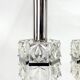 Ancien Luminaire Suspension 4 Lumières Vintage Style Kinkeldey 60's 70's
