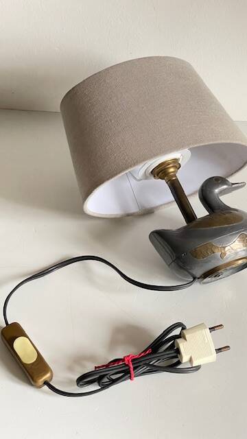 Vintage duck lamp
