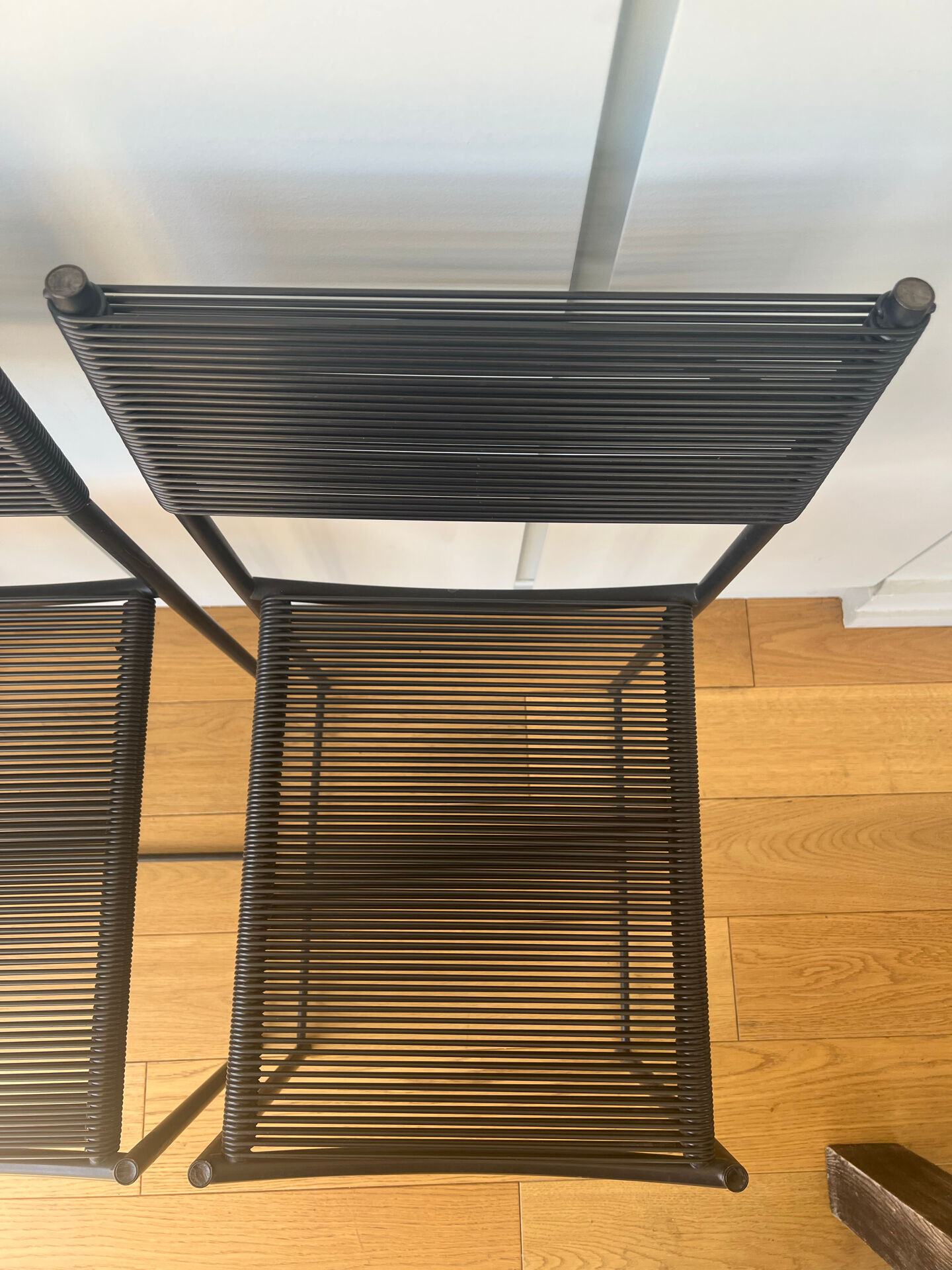 3 Spaghetti chairs by Alias