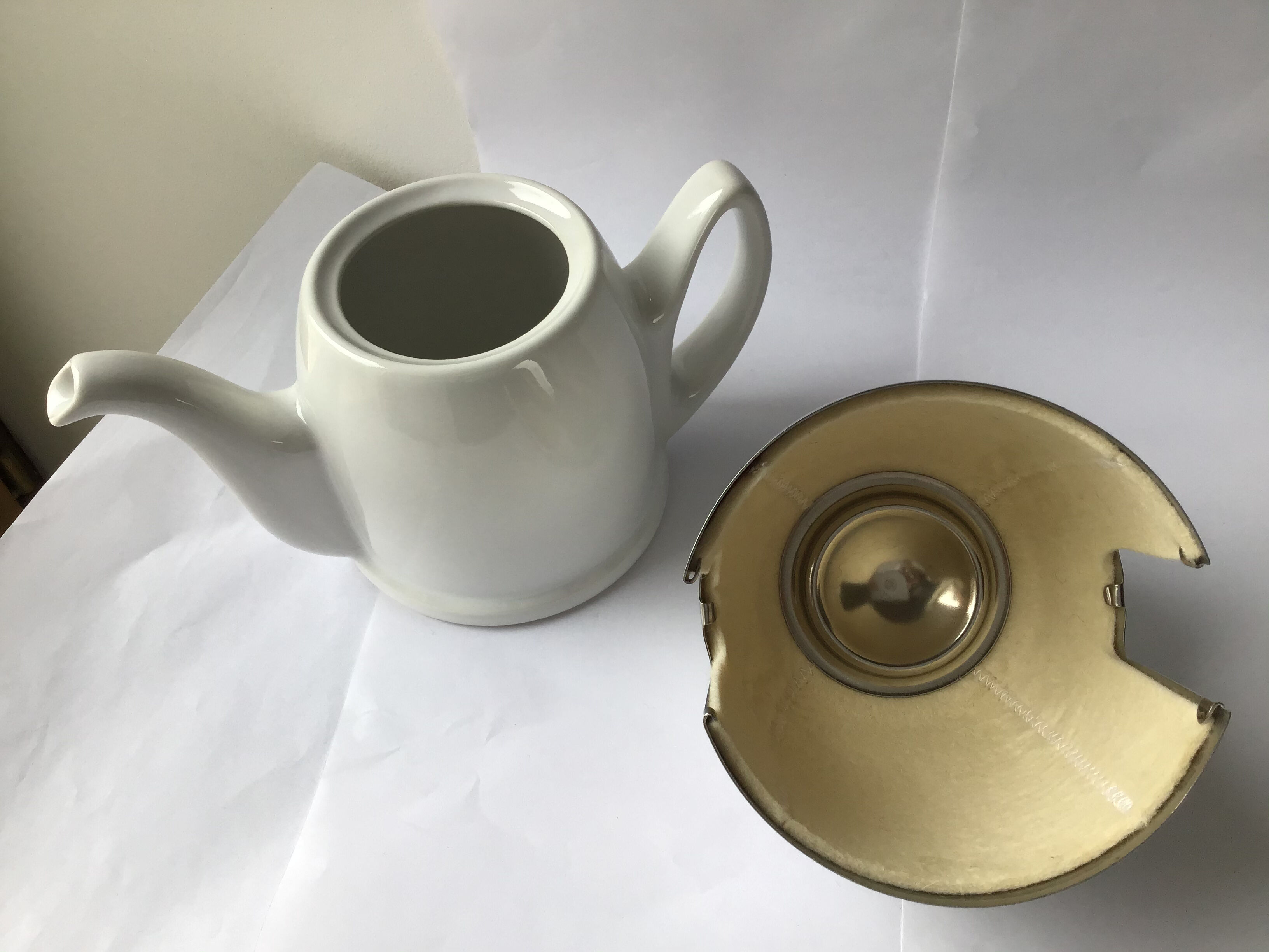 Insulating teapot Salam-Tea Guy Degrenne porcelain 4 cups