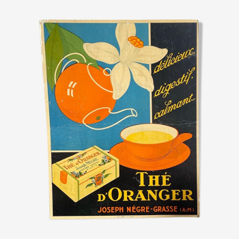 Orange Tea Advertisement