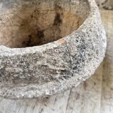 Trio of stone and cement planters, early 1900s