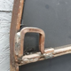 Metal industrial mirror in the shape of a warhead height 156 cm