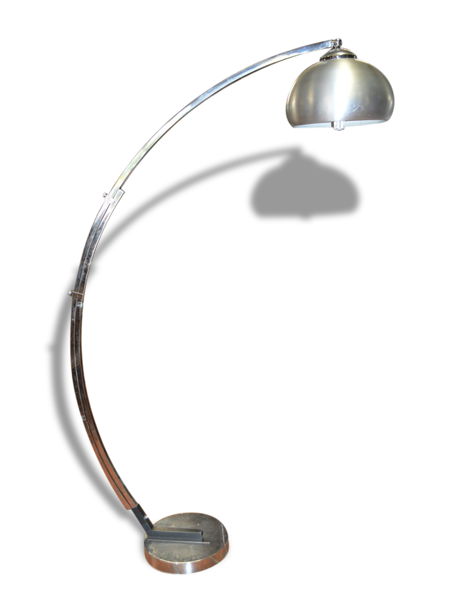 Chrome floor lamp