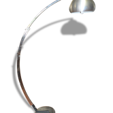 Chrome floor lamp