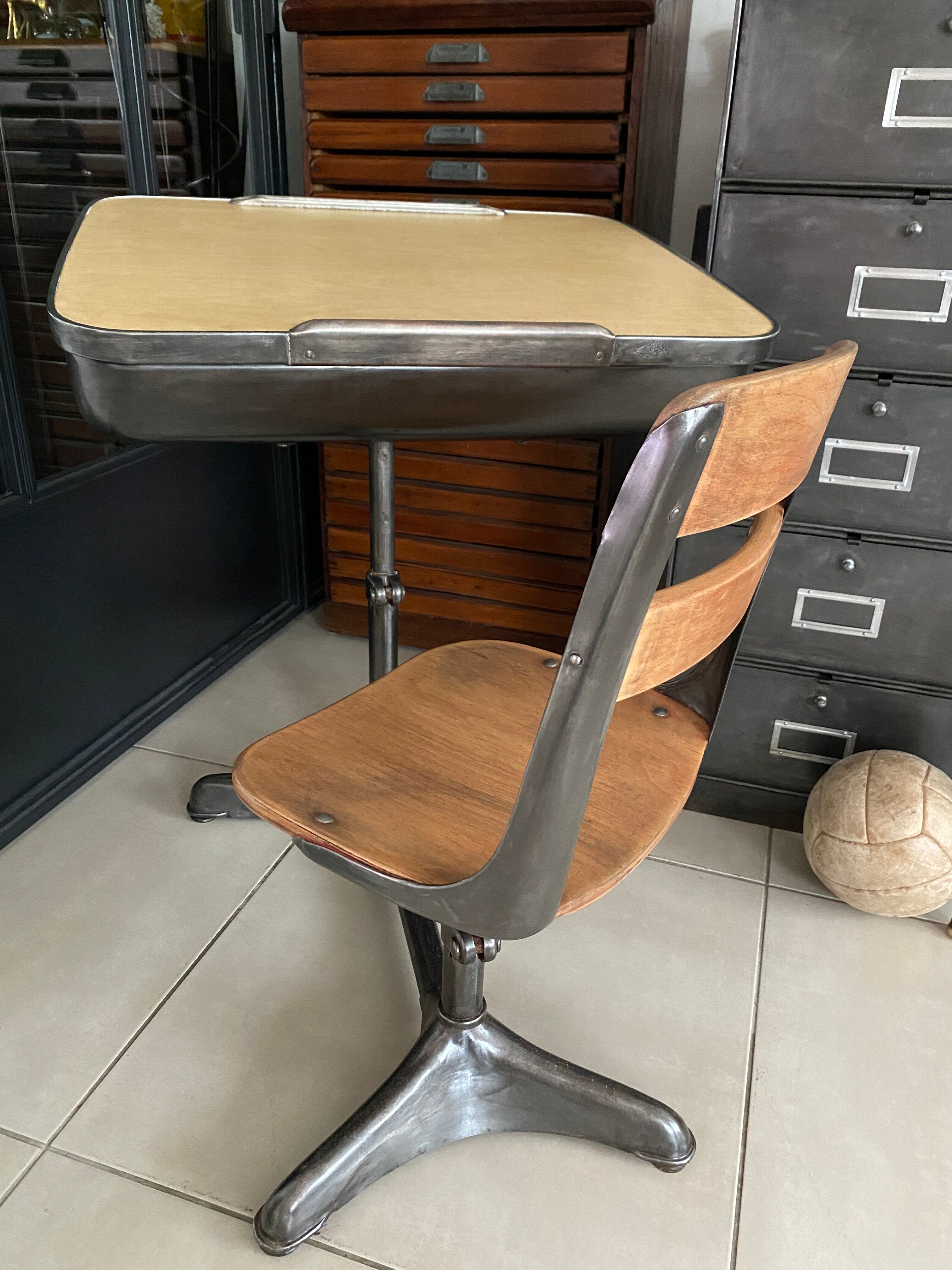 Vintage American school desk