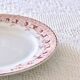 Large old round dish St Amand iron earth "mulberry"