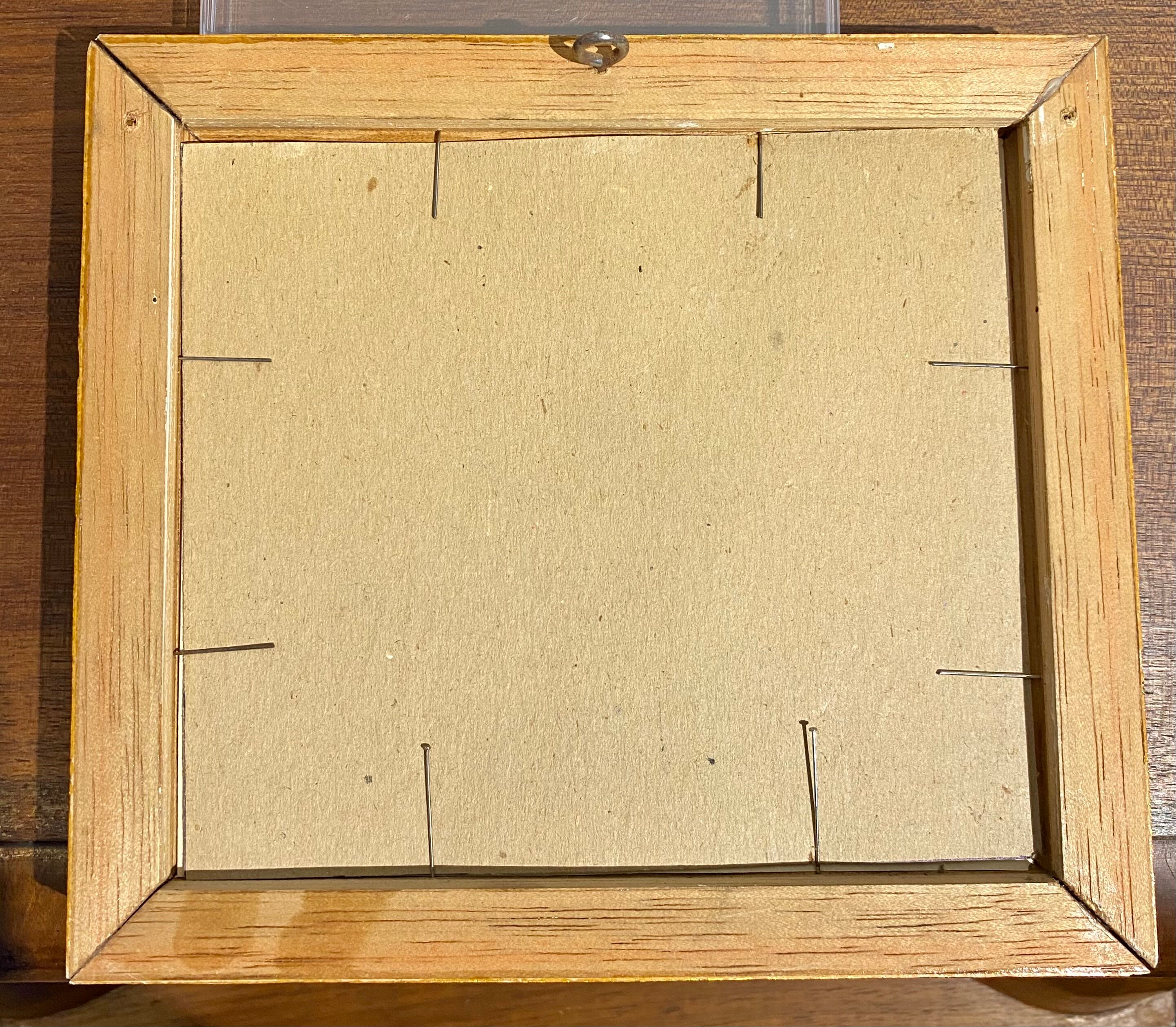 Old painting, landscape with stream signed dated 1925