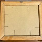 Old painting, landscape with stream signed dated 1925