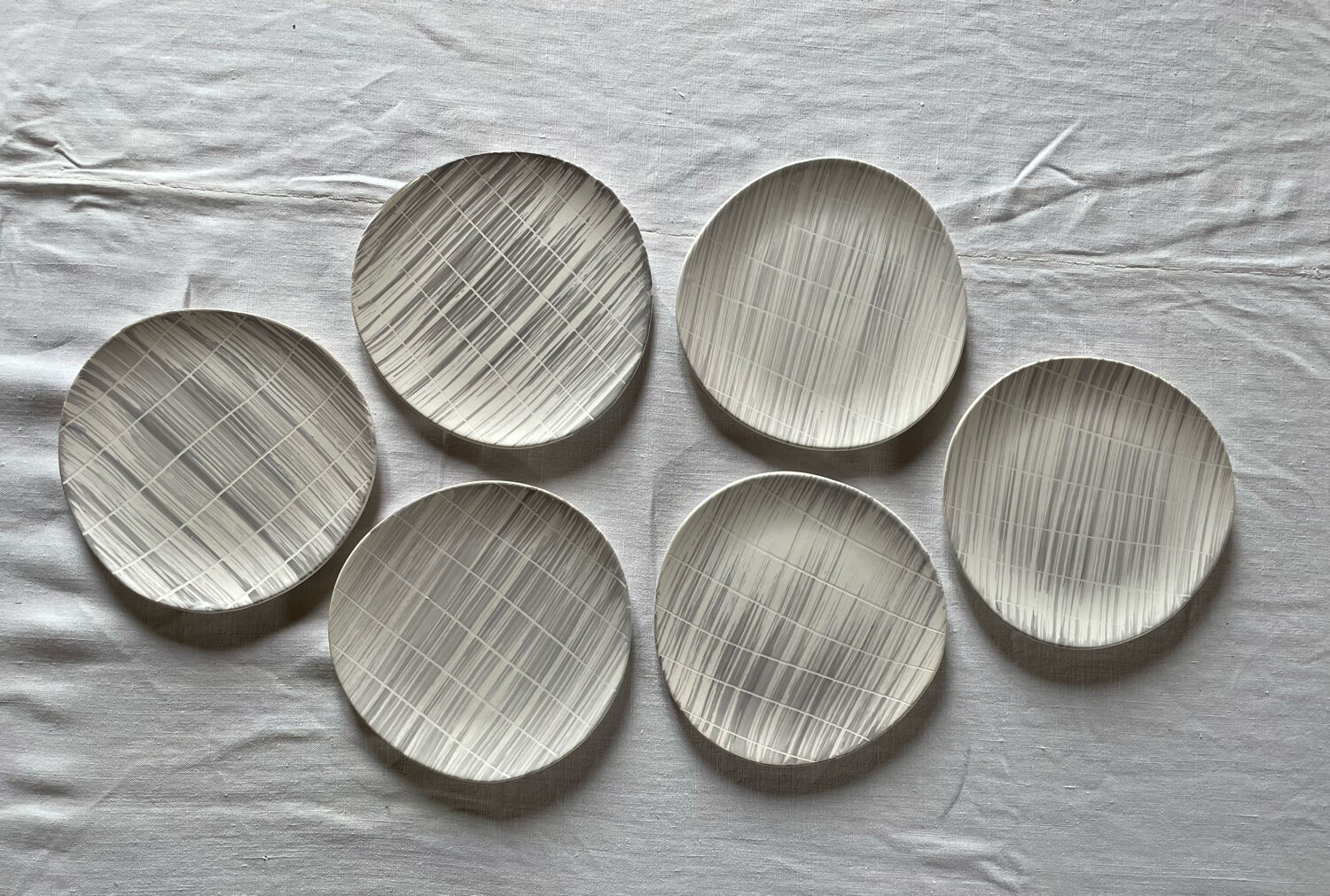 Dessert plates Voile Niderviller