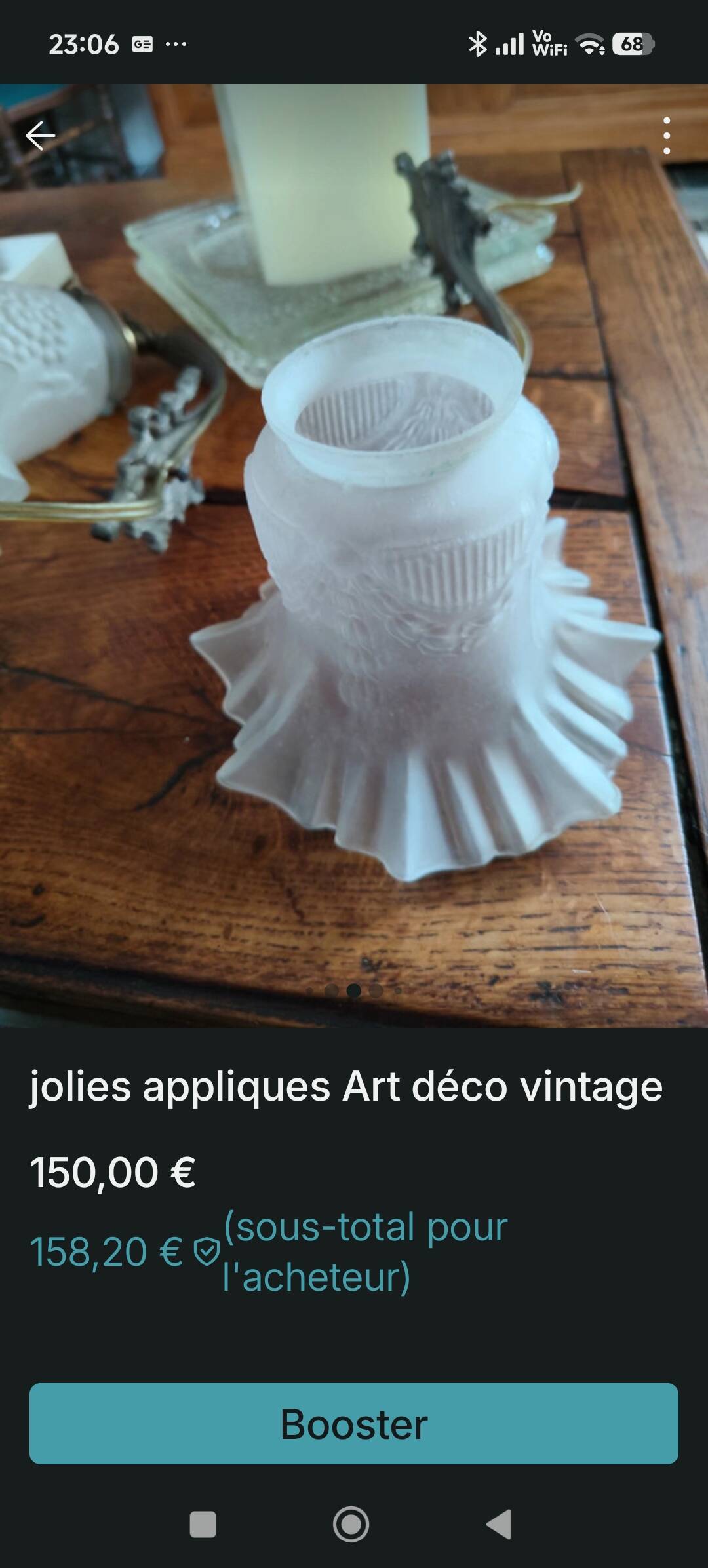 Appliques vintage tulipe