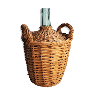 Demijohn dressed rattan