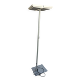 Vintage floor lamp grey metal