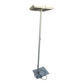 Vintage floor lamp grey metal
