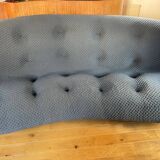 Very large Ploum sofa, 3 seats, high back, anthracite gray, Ligne Roset