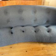 Very large Ploum sofa, 3 seats, high back, anthracite gray, Ligne Roset